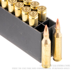 20 Rounds of .243 Win Ammo by Hornady Custom Lite - 87gr SST