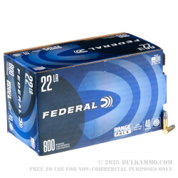 3200 Rounds of .22 LR Ammo by Federal Champion - 40gr LRN