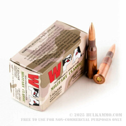 500 Rounds of 7.62x54r Ammo by Wolf Military Classic - 148gr FMJ