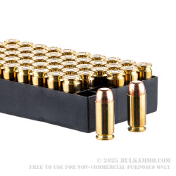 50 Rounds of .40 S&W Ammo by PMC - 180gr FMJFN