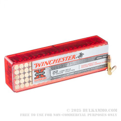 100 Rounds of .22 LR Ammo by Winchester - 37gr CPHP - High Velocity