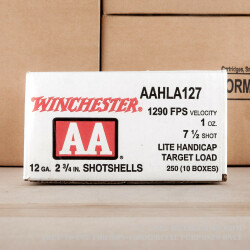 250 Rounds of 12ga Ammo by Winchester AA - 1 ounce #7 1/2 shot