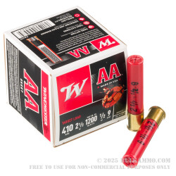 25 Rounds of .410 Ammo by Winchester AA - 1/2 ounce #9 shot