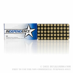 350 Rounds of 9mm Ammo by Independence in Plano Can - 115gr FMJ