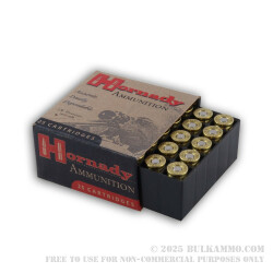 25 Rounds of 9x18mm Makarov Ammo by Hornady - 95gr JHP