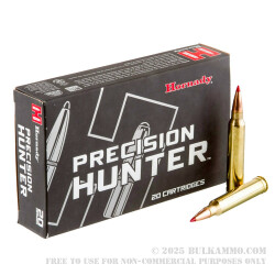 20 Rounds of .300 Win Mag Ammo by Hornady Precision Hunter - 200gr ELD-X