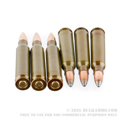 20 Rounds of .223 Ammo by Brown Bear - 62gr SP