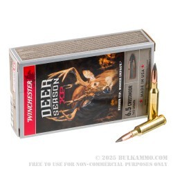 20 Rounds of 6.5 Creedmoor Ammo by Winchester Deer Season XP - 140gr Extreme Point