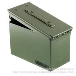 1 Brand New Mil-Spec .50 Cal M2A1 Green Ammo Can