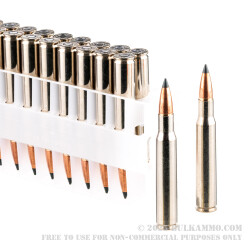 20 Rounds of 30-06 Springfield Ammo by Federal Vital-Shok - 180gr Trophy Copper Polymer Tipped