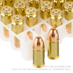 1000 Rounds of 9mm Ammo by Federal American Eagle - 115gr FMJ