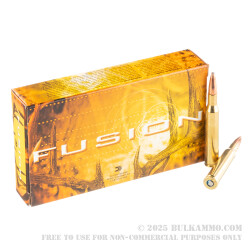 20 Rounds of .270 Win Ammo by Federal - 130gr Fusion