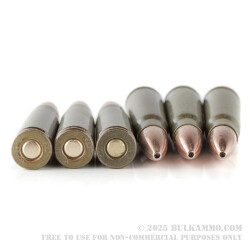 20 Rounds of 7.62x39mm Ammo by Brown Bear - 123gr HP