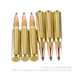 200 Rounds of 30-06 Springfield Ammo by Remington - 180gr Scirocco Bonded