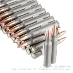 1000 Rounds of .223 Ammo by Tula - 62gr FMJ