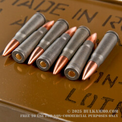 640 Round Sealed Container of 7.62x39mm Ammo by Tula - 122gr FMJ