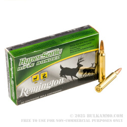 20 Rounds of .300 Win Mag Ammo by Remington - 180gr Bonded PSP