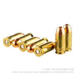 100 Rounds of .45 ACP Ammo by MBI - 230gr FMJ