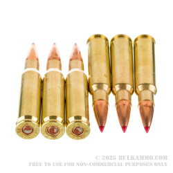 20 Rounds of .308 Win Ammo by Black Hills Gold - 155gr ELD Match