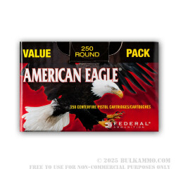 250 Rounds of .40 S&W Ammo by Federal - 180gr FMJ