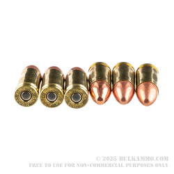 250 Rounds of 9mm Ammo by Federal Black Pack - 115gr FMJ