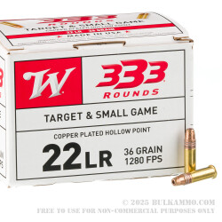 3330 Rounds of .22 LR Ammo by Winchester - 36gr CPHP