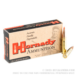 20 Rounds of .300 AAC Blackout Ammo by Hornady Custom - 110gr GMX