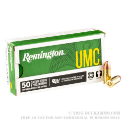 500 Rounds of 9mm Ammo by Remington - 115gr MC