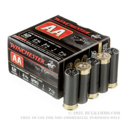 250 Rounds of 12ga Ammo by Winchester AA - 1 ounce #7 1/2 shot