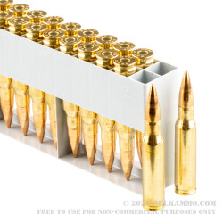 20 Rounds of .308 Win Ammo by Sellier & Bellot - 147gr FMJ