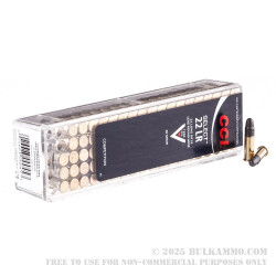 100 Rounds of .22 LR Ammo by CCI - 40gr LRN