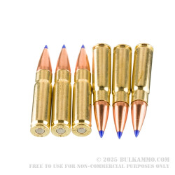 25 Rounds of .300 AAC Blackout Ammo by Fiocchi Extrema - 125gr SST