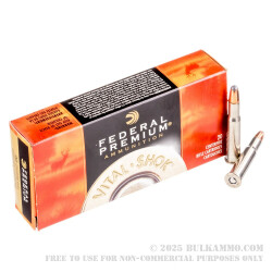 20 Rounds of 30-30 Win Ammo by Federal - 170gr Nosler Partition