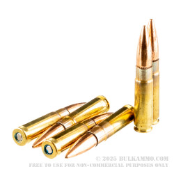 20 Rounds of .300 AAC Blackout Ammo by Federal American Eagle - 220gr OTM