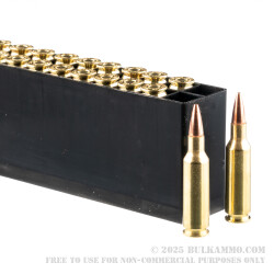 20 Rounds of .224 Valkyrie Ammo by Hornady BLACK - 75gr BTHP