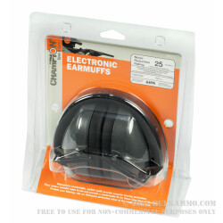 Champion Electronic Earmuffs - Black - 1 Set