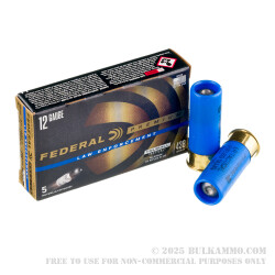 5 Rounds of 12ga Ammo by Federal LE Tactical Truball - 2-3/4" 1 ounce Rifled Slug