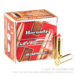 25 Rounds of .357 Mag Ammo by Hornady - 140gr FTX