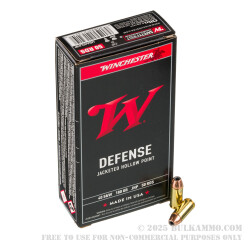 500  Rounds of .40 S&W Ammo by Winchester - 180gr JHP