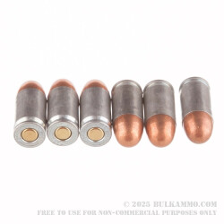 50 Rounds of .380 ACP Ammo by Silver Bear (Steel Case) - 94gr FMJ