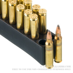 1000 Rounds of .223 Rem Ammo by Armscor USA - 62gr Bonded PSP