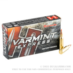 200 Rounds of .224 Valkyrie Ammo by Hornady Varmint Express - 60gr GMX