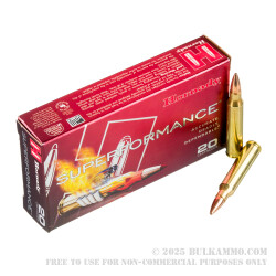 200 Rounds of 5.56x45 Ammo by Hornady Superformance - 55gr CX