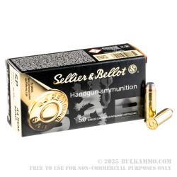 50 Rounds of .44 Mag Ammo by Sellier & Bellot - 240gr SP