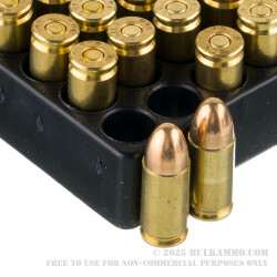 1000 Rounds of 9mm Ammo by Aguila - 124gr FMJ