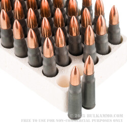 500 Rounds of 7.62x39 Ammo by MAXX Tech NFR - 123gr FMJ