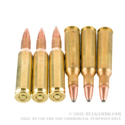 20 Rounds of .222 Rem Ammo by Remington - 50gr PSP