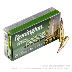 20 Rounds of 6.5 Creedmoor Ammo by Remington - 130gr Scirocco Bonded