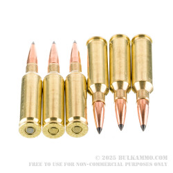 20 Rounds of 6.5 Creedmoor Ammo by Remington - 130gr Scirocco Bonded