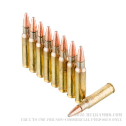 500 Rounds of 6.8 SPC Ammo by Federal XM68GD - 90gr Bonded Soft Point